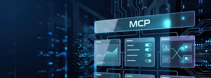 Grafik mit Dashboards und MCP-Header