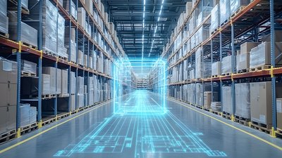 Digitaler Zwilling im Lager - Dashboard