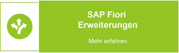 Grafik SAP Fiori Erweiterungen grün