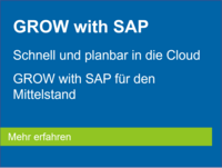 Banner mit Link zur Seite GROW with SAP