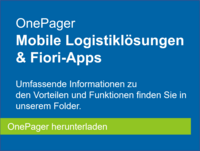 Grafik OnePager Mobile Logistiklösungen downloaden