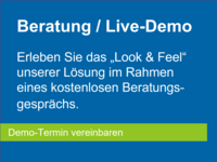 Grafik Live Demo und Kontakt