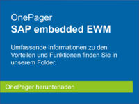Grafik OnePager embedded EWM downloaden