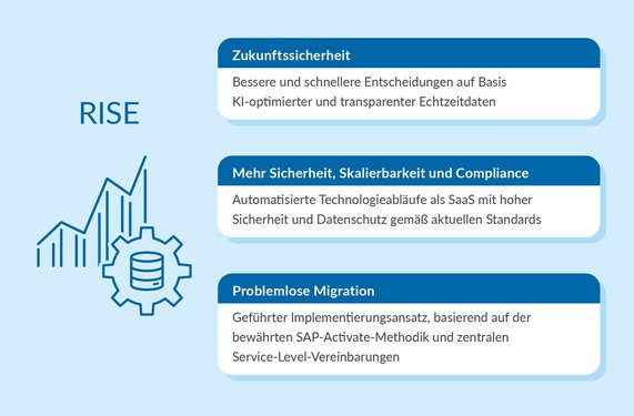 Grafik Vorteile RISE with SAP