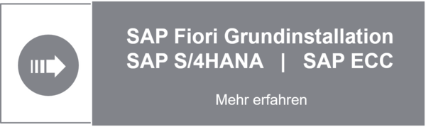 Grafik SAP Fiori Grundinstallation grau