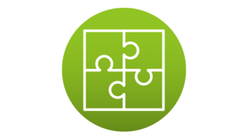 Integriert Icon Puzzle als Symbol für nahtlose Integration