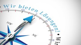 Kompass mit Link zum Angebot Strategie- und Prozessberatung