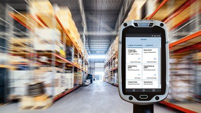 Handscanner Lager mit mobilen Fiori-Anwendungen