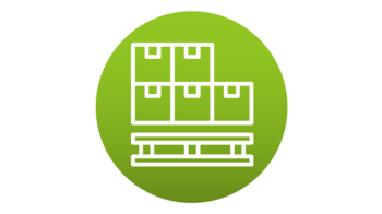 Icon Integrierte Logistikprozesse mit Link zur Landingpage