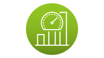 Icon Balkendiagramm als Symbol für Effizienzsteigerung durch Strategie- und Prozessberatung